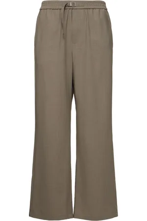 Ami Pantalones De Gabardina De Lana