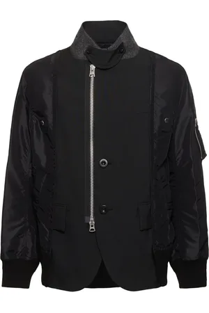 SACAI Chaqueta De Sarga De Lana
