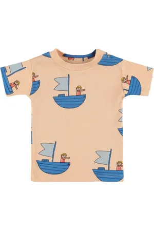 The Campamento Camiseta De Jersey De Algodón Estampada