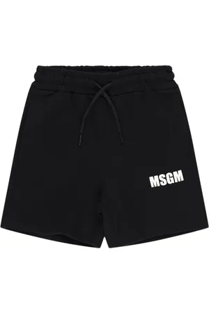 Msgm Shorts De Felpa De Algodón