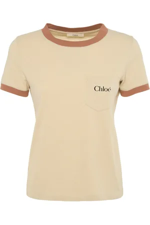 Chloé Camiseta De Algodón Estampado