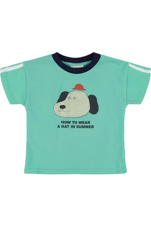 The Campamento Camiseta De Jersey De Algodón Estampada