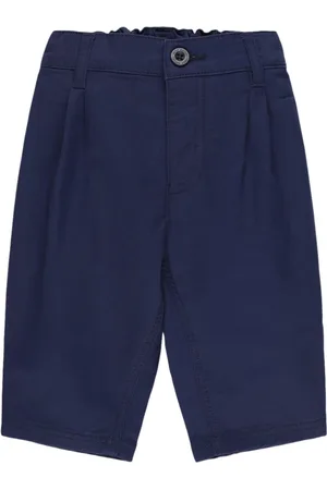 Petit Bateau Pantalones De Gabardina De Algodón