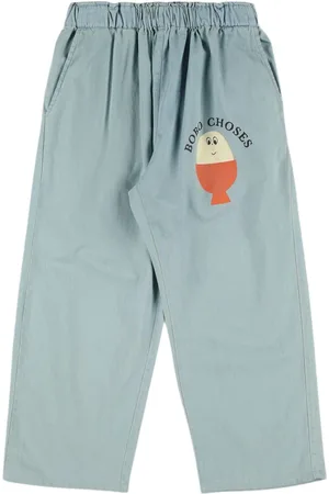 Bobo Choses Pantalones De Gabardina De Algodón
