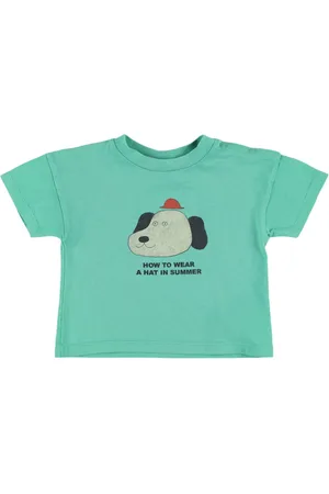 The Campamento Camiseta De Jersey De Algodón Estampada