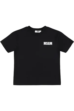 Msgm Camiseta De Jersey De Algodón Estampada
