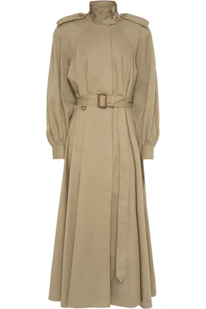 Chloé Trench De Gabardina De Algodón