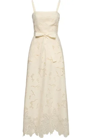 Elie saab Vestido Largo De Algodón