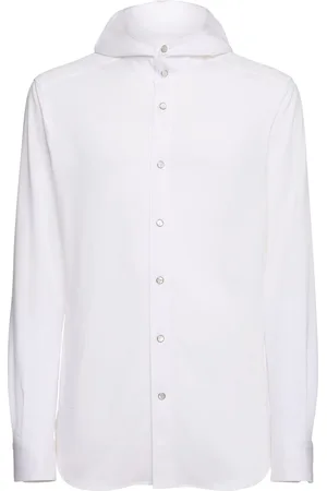 Kiton Camisa De Denim De Algodón