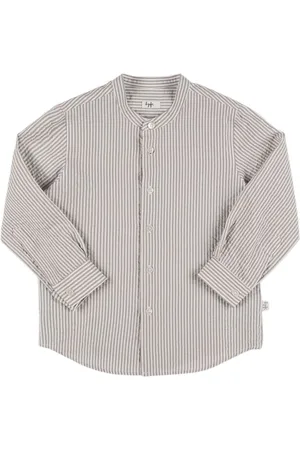 Il gufo Camisa De Algodón Seersucker A Rayas