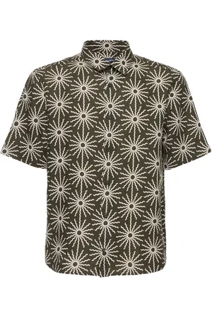 Frescobol Carioca Camisa De Lino Estampada