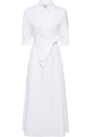 Max Mara Vestido Camisero De Popelina