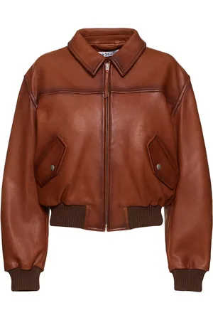 Acne Studios Chaqueta Bomber De Piel