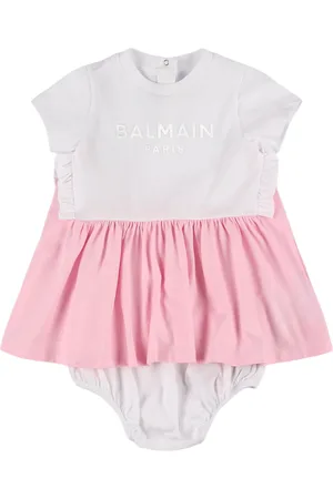 Balmain Vestido Y Braguitas De Algodón Jersey