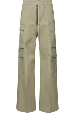 Rick Owens Pantalones De Algodón
