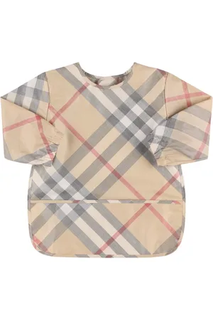 Burberry Babero De Algodón Con Mangas