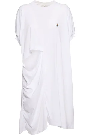 Vivienne Westwood Vestido De Camiseta De Algodón