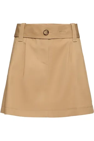 Moncler Minifalda De Algodón Y Techno