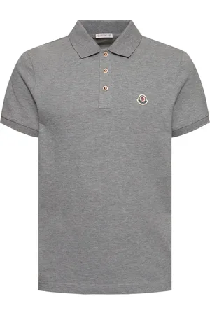 Moncler Polo De Algodón Con Parche