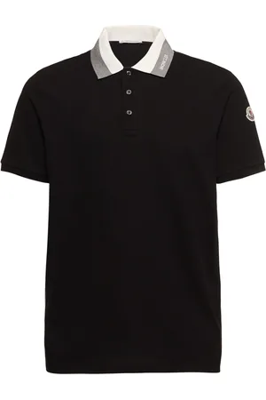 Moncler Polo De Algodón Con Logo