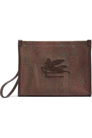 Etro Pouch Mediano Arnica Con Cremallera