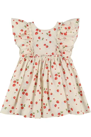 Konges Sløjd Vestido De Algodón Estampado