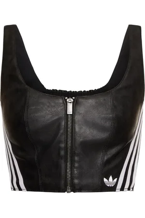 adidas Top Corto Con Cremallera