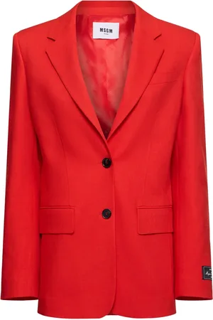 Msgm Blazer De Viscosa
