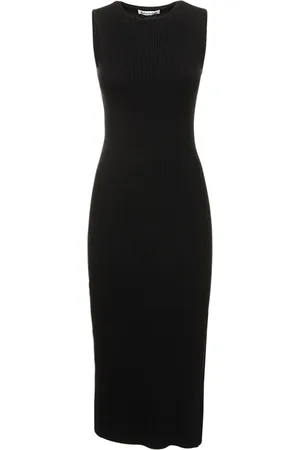 Reformation Vestido Midi De Punto De Cashmere