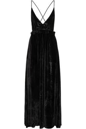 ULLA JOHNSON Vestido Largo De Seda Y Viscosa