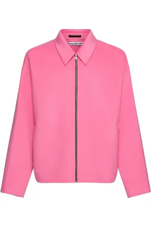 Acne Studios Chaqueta De Lana Con Cremallera
