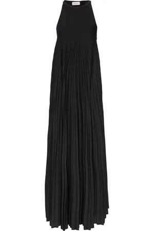 Sportmax Vestido Largo Plisado