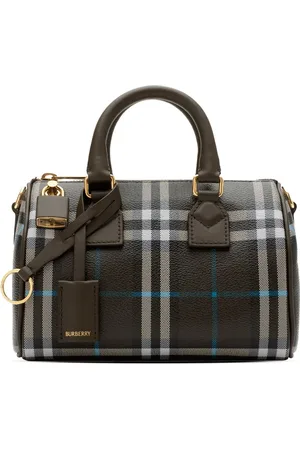 Burberry Bolso Mini Bowling A Cuadros