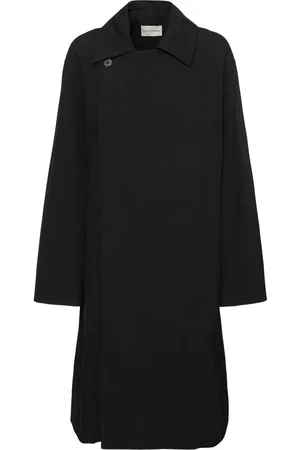 Loulou Studio Abrigo Trench De Algodón