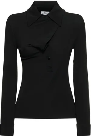 Courrèges Camiseta De Jersey Crepé