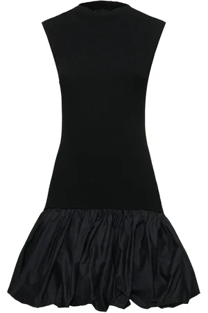 ROTATE Vestido Corto De Punto Con Volantes