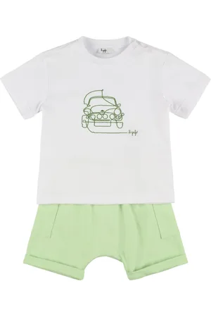 Il gufo Camiseta Y Shorts De Jersey De Algodón