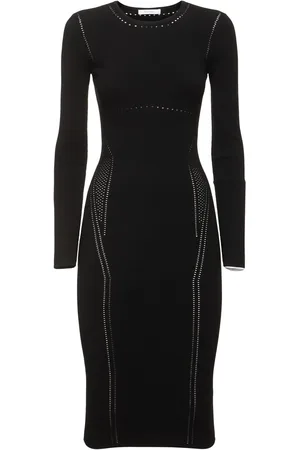 Max Mara Vestido Midi De Jersey Con Manga Larga