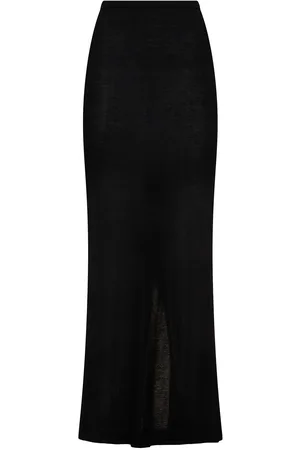 ÉTERNE Falda Larga De Punto De Cashmere
