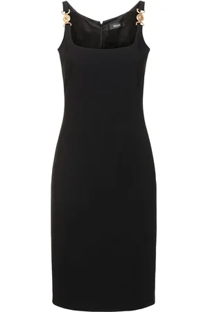 VERSACE Vestido Midi De Cady