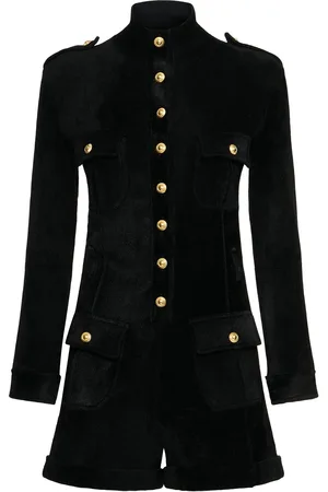 Tom Ford Jumpsuit De Punto Y Terciopelo