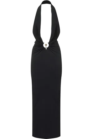 CHRISTOPHER ESBER Vestido Halter Largo De Lycra
