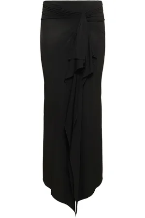 The Attico Falda Midi De Jersey Stretch