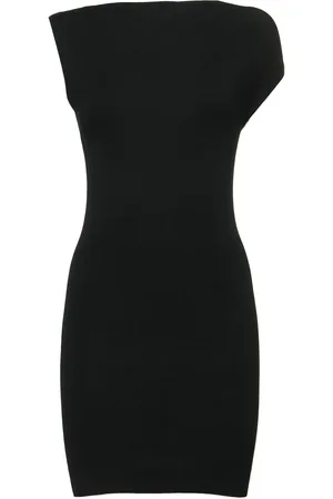 St Agni Vestido Corto Asimétrico De Punto
