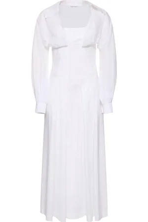 Alberta Ferretti Vestido Largo De Popelina