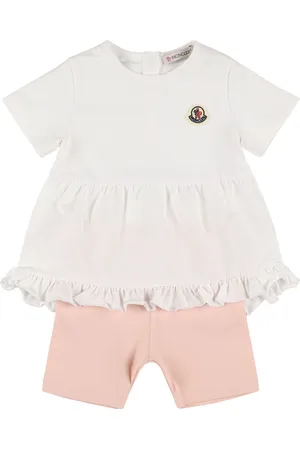 Moncler Camiseta Y Shorts De Jersey De Algodón