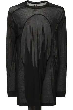 Rick Owens Camiseta De Algodón