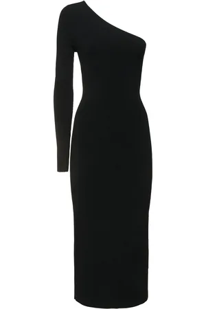 Victoria Beckham Vestido Midi De Mezcla De Viscosa