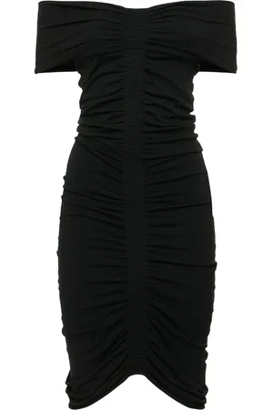 Alexander Wang Vestido Corto De Hombros Descubiertos