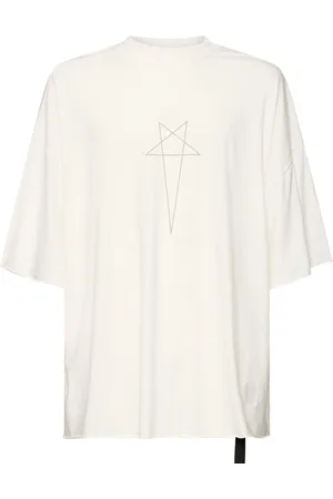 Rick Owens Camiseta De Algodón